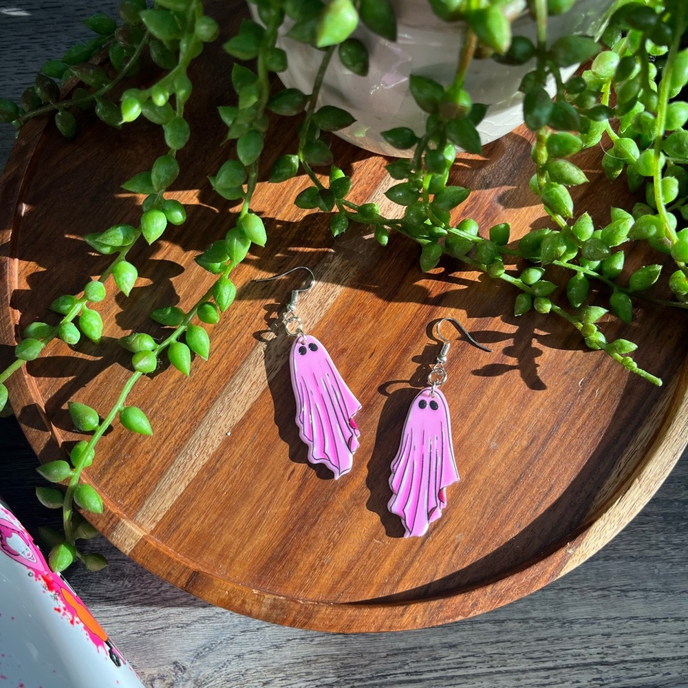 Boo You Horror Earrings
